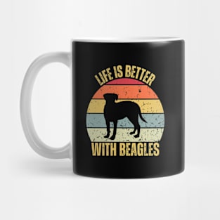 LIFE IS BETTER WITH BEAGLES Mug